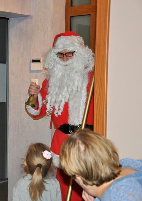 Wizyta Św. Mikołaja i elfów