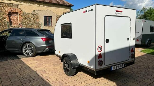 przyczepa kempingowa 2 osobowa, lekka, super dla wędkarzy