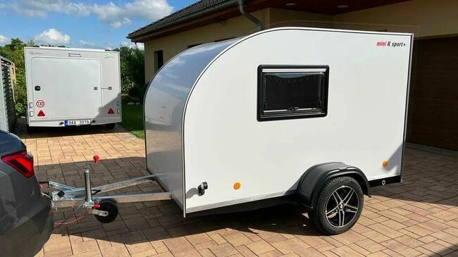 przyczepa kempingowa 2 osobowa, lekka, super dla wędkarzy