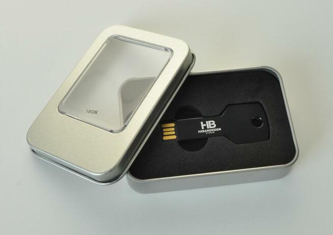 Pendrive pamięć usb z logo grawer 16 GB 10 szt. różne kolory