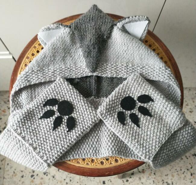 Dziecięca czapka Wilczuś