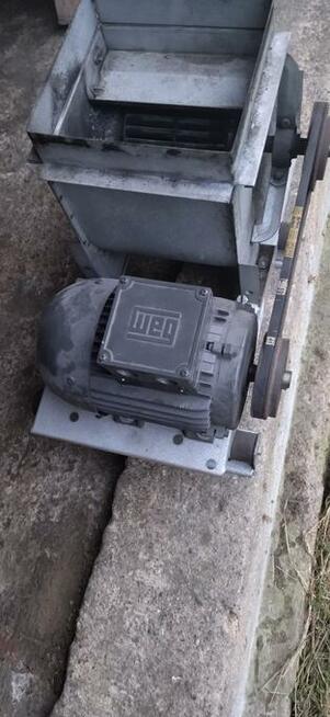 Silnik z wentylatorem