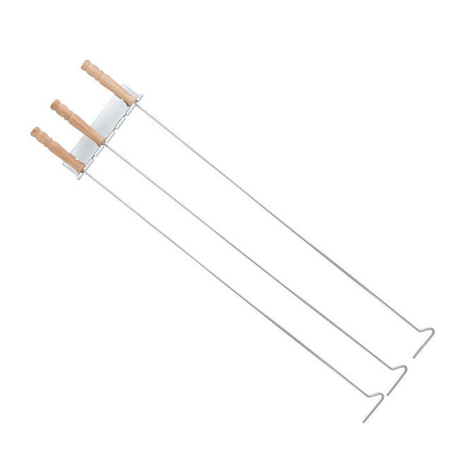 Wieszak Na Narzędzia Przybory Kije Do Grilla 6 Nierdzewny