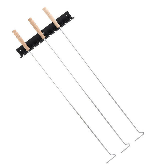 Wieszak Na Narzędzia Przybory Kije Do Grilla 10 Stal Czarna