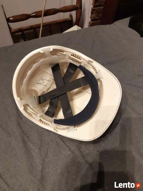 Kask hełm ochronny biały BHP