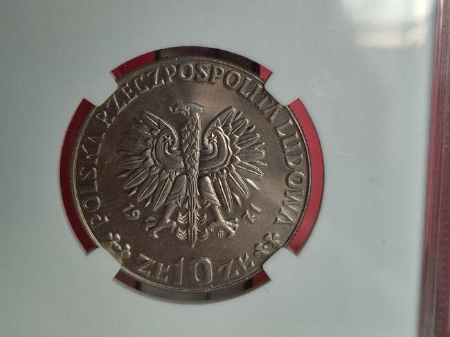 10zł 1971r. FAO - Chleb Dla Świata (Próba) w slabie.