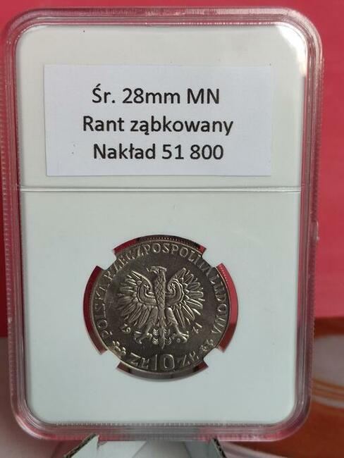 10zł 1971r. FAO - Chleb Dla Świata (Próba) w slabie.