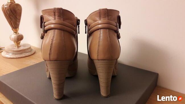 Botki Nero Giardini - beżowe - r. 37