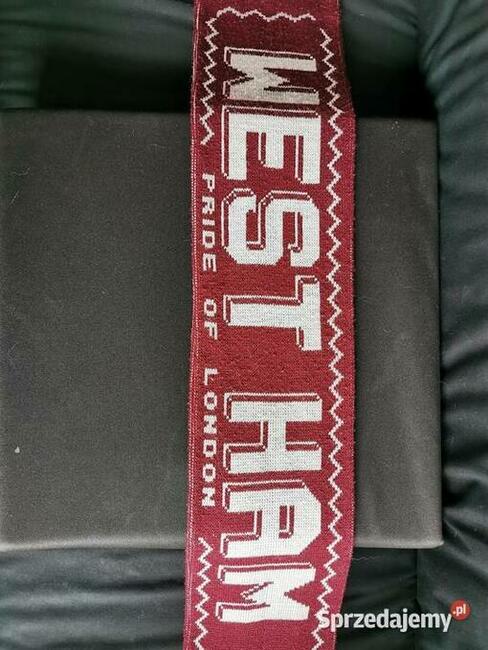 Oryginalny szalik klubowy WEST HAM UNITED + Orygin.Emblemat