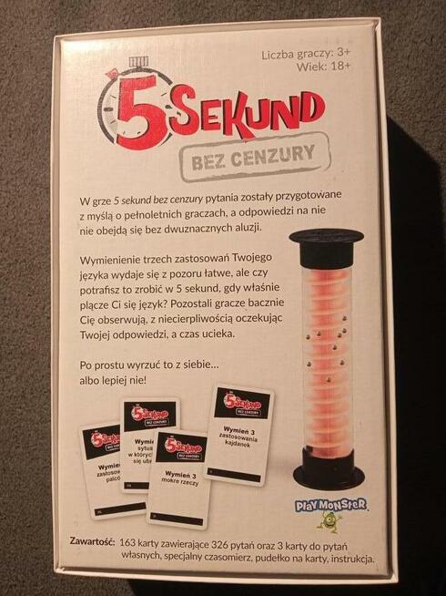 Gry: 5 sekund dla dorosłych i Escape Room Atak na Londyn