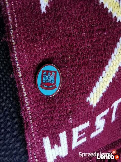 Oryginalny szalik klubowy WEST HAM UNITED + Orygin.Emblemat