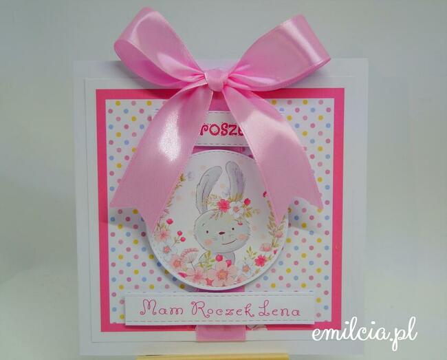 Zaproszenie z okazji 1 urodzin - Roczku FB emilcia22