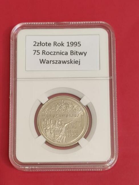 1995r. Moneta 2zł Bitwa Warszawska, mennicza w slabie.