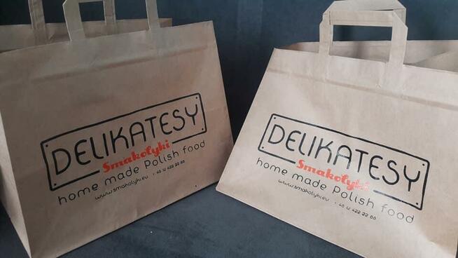 Papierowe torby ekologiczne z Twoim LOGO, nadruk HURT