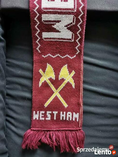 Oryginalny szalik klubowy WEST HAM UNITED + Orygin.Emblemat
