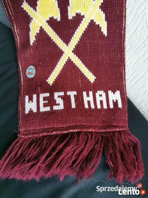 Oryginalny szalik klubowy WEST HAM UNITED + Orygin.Emblemat