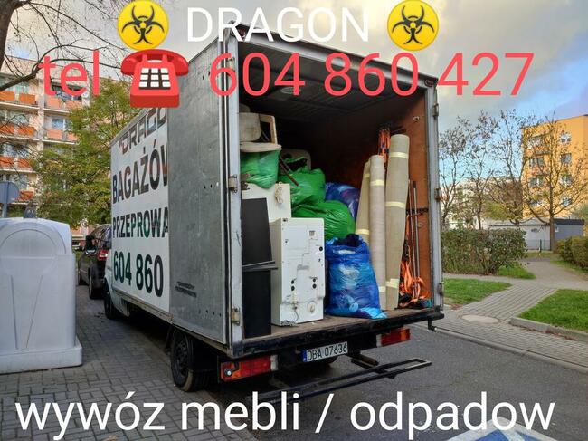 TANI od 70zl Transport -DRAGON, Bus z windą, Przeprowadzki