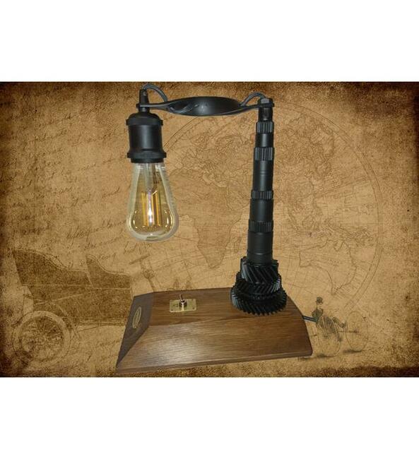 Autorska lampa LOFT jedyna, unikat - od Love&Loft