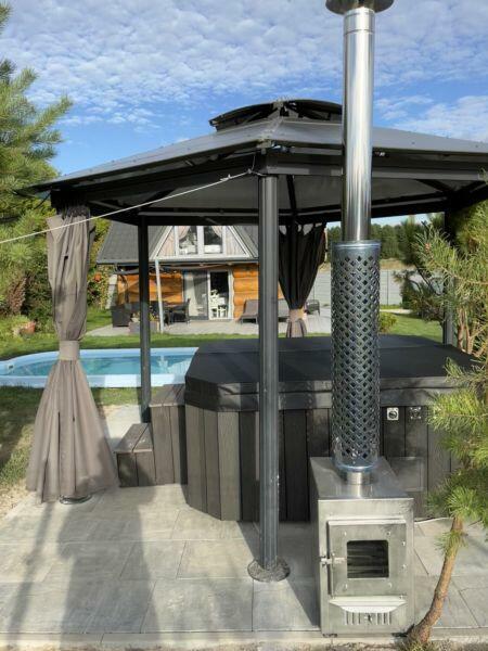 Relaks w zaciszu domowego SPA na Mazurach - sauna, jacuzzi