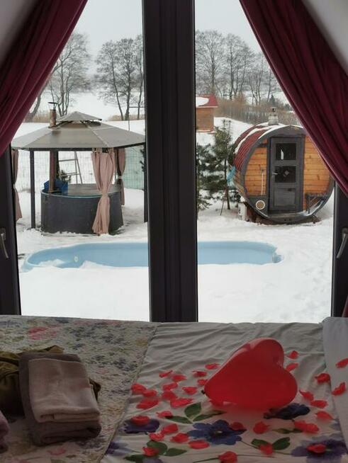 Relaks w zaciszu domowego SPA na Mazurach - sauna, jacuzzi