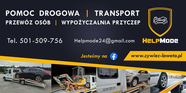 Pomoc Drogowa Żywiec Transport laweta