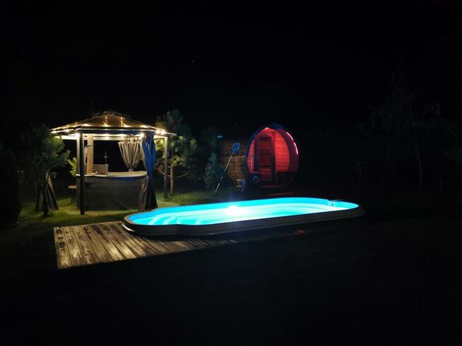Relaks w zaciszu domowego SPA na Mazurach - sauna, jacuzzi