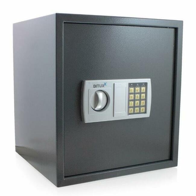 Sejf elektroniczny zamek Kolor Ciemny Szary 17335