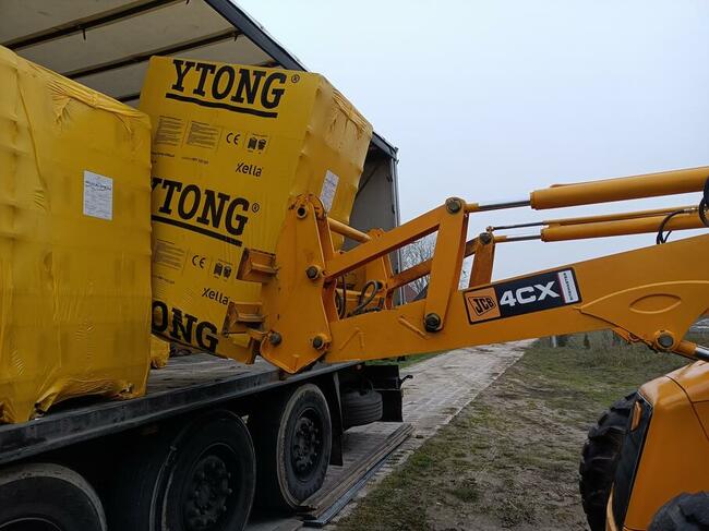 Usługi Rozładunek i załadunek palet i innych materiałów.