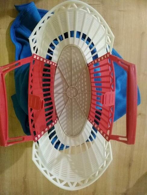 Sprzedam biało-czerwoną torbę PRL na zakupy