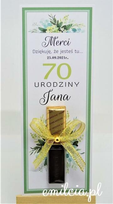 Merci jako podziękowanie dla gości z okazji urodzin