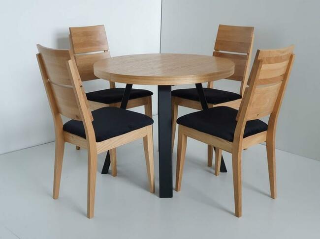 Stół okrągły drewniany Oslo II rozkładany, różne wymiary