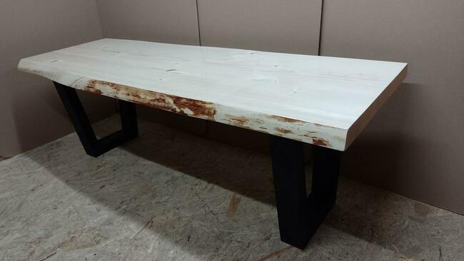 stolik kawowy 150cm drewna stół ława drewniana loft D01