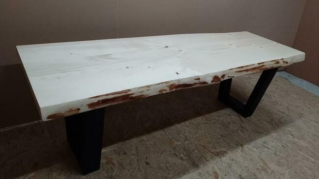 stolik kawowy 150cm drewna stół ława drewniana loft D01