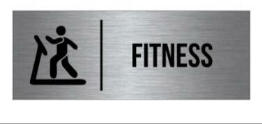 Tabliczka sublimacja napis + piktogram