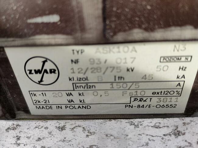 Przekładnik napięciowy prądowy ABB, różne typy, 15 szt. nowe