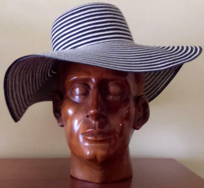 Rzeźba: Głowa Rzymianina - Lite Drewno HANDMADE