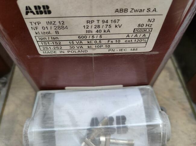 Przekładnik napięciowy prądowy ABB, różne typy, 15 szt. nowe