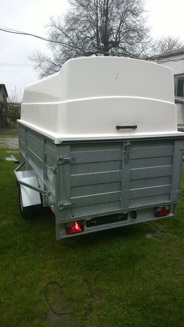 Przyczepa bpw kontener izoterma box 750 kg