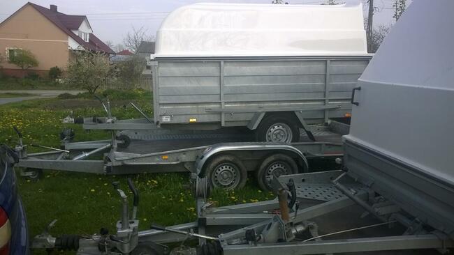 Przyczepa bpw kontener izoterma box 750 kg