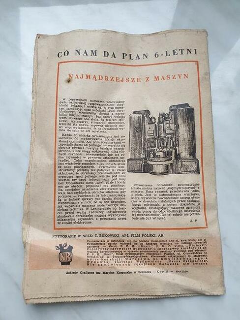 PŁOMYK numer 22 z roku 1951