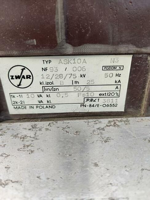 Przekładnik napięciowy prądowy ABB, różne typy, 15 szt. nowe