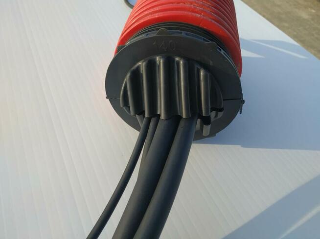 Dławica czopowa, gniazdowy wkład uszczelniający do rur 140mm