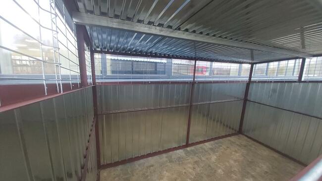 Wiata Śmietnikowa Przewiewna Wiata Rowerowa Magazynek 3x2