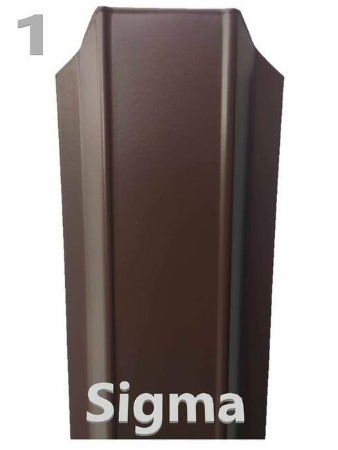 Sztachety 0,8mm metalowe SIGMA proszkowo obustronnie 11cm