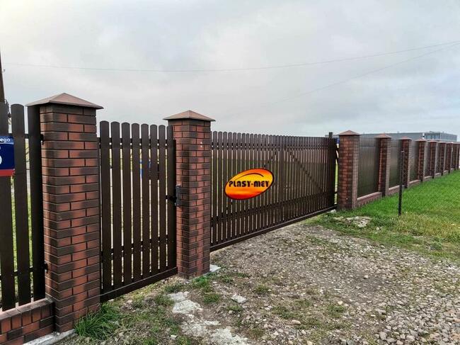 Sztachety metalowe gr.1.5mm STANDARD PLUS malowane 9cm