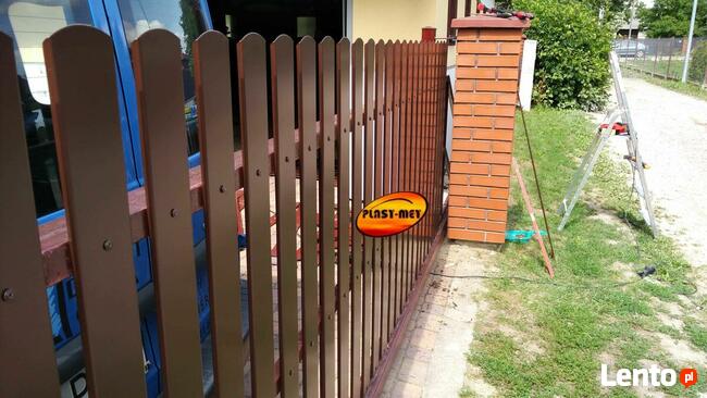 Sztachety gr.1mm STANDARD7 metalowe ocynk proszkowo 7cm