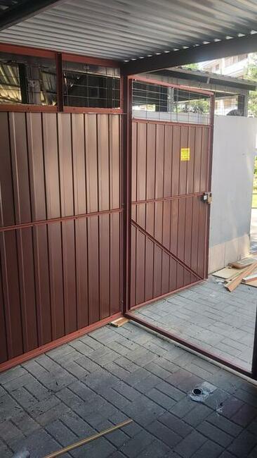 Wiata Śmietnikowa Przewiewna Wiata Rowerowa Magazynek 3x2