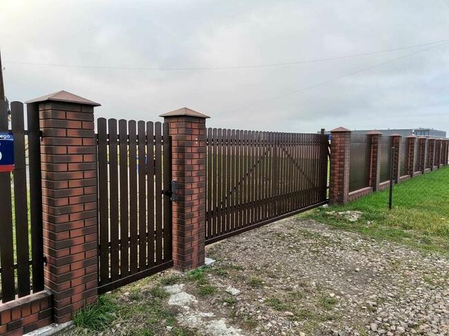 Sztachety gr.1mm STANDARD8 metalowe ocynkowane kolor 8cm