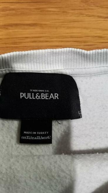 Bluza męska marki PULL&BEAR kolor biały