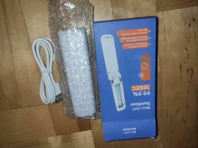 Latarka UVC do sterylizacji, bakteriobójcza.